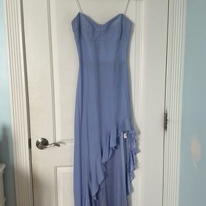 Amanda Uprichard Light Blue Prom Dress